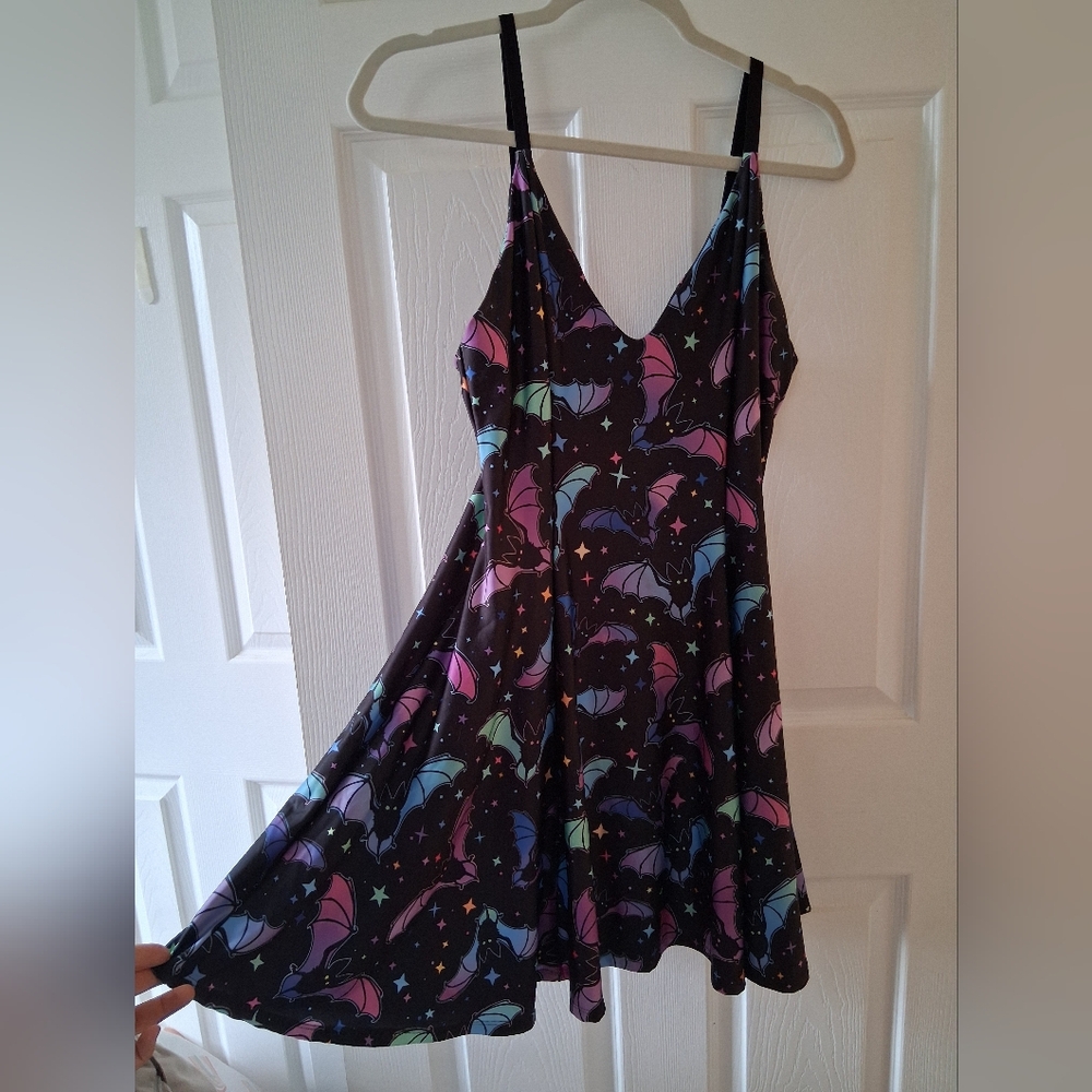 Blackmilk Rainbow Bat Strappy Dress